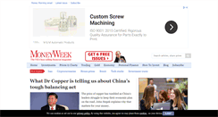 Desktop Screenshot of moneyweek.com